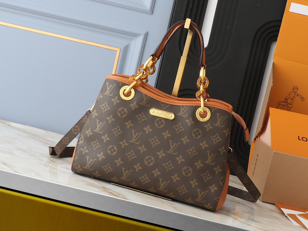 Louis Vuitton LV Classic Handbag Monogram Empreinte Zip Closure Weekend Getaway Unisex